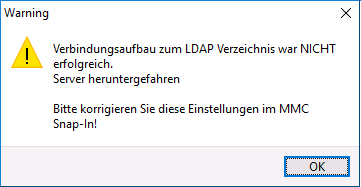 LDAP-Error