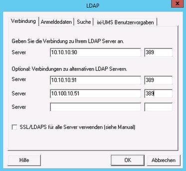 LDAP-Verbindung