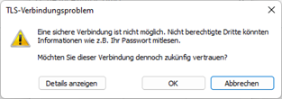 TLSVerbindungsproblem